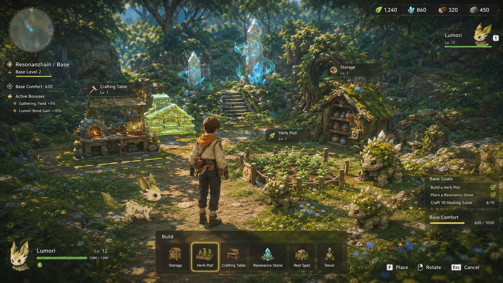 Early home system screen